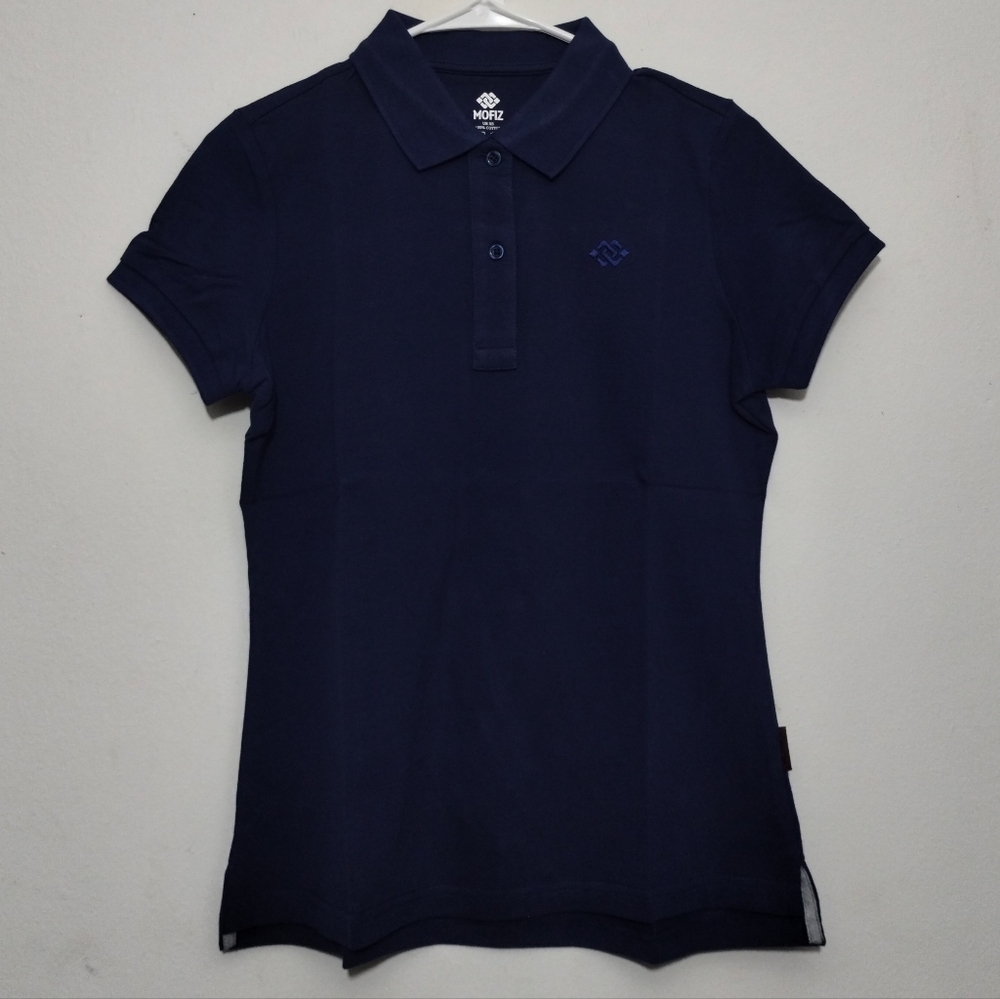Mofiz Navy Blue Women's XS Polo Shirt Golf Preppy Nautical